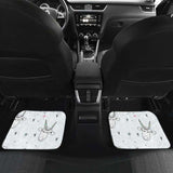 Cute Goat Design Pattern Front And Back Car Mats 153908 - YourCarButBetter