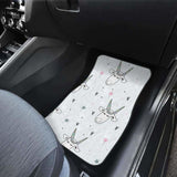 Cute Goat Design Pattern Front And Back Car Mats 153908 - YourCarButBetter