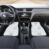 Cute Goat Design Pattern Front And Back Car Mats 153908 - YourCarButBetter