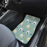 Cute Hamster Cheese Pattern Front And Back Car Mats 181703 - YourCarButBetter