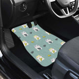 Cute Hamster Cheese Pattern Front And Back Car Mats 181703 - YourCarButBetter