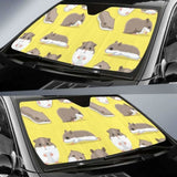 Cute Hamster Pattern Car Auto Sun Shades 085424 - YourCarButBetter