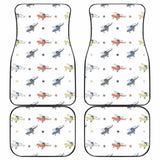 Cute Helicopter Star Pattern Front And Back Car Mats 174914 - YourCarButBetter