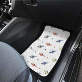 Cute Helicopter Star Pattern Front And Back Car Mats 174914 - YourCarButBetter