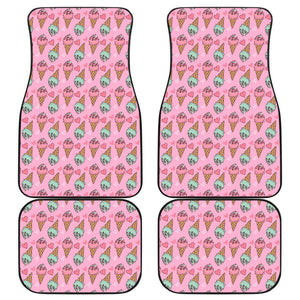 Cute Ice Cream Pattern Car Floor Mats 211703 - YourCarButBetter