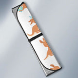 Cute Kangaroo Pattern Car Auto Sun Shades 182102 - YourCarButBetter