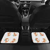 Cute Kangaroo Pattern Front And Back Car Mats 174914 - YourCarButBetter