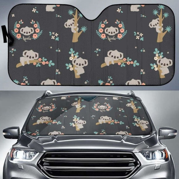 Cute Koala Pattern Car Auto Sun Shades 182102 - YourCarButBetter