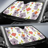 Cute Koalas Teapots Tea Car Auto Sun Shades 182102 - YourCarButBetter