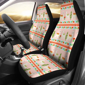 Cute Llama Car Seat Covers 103406 - YourCarButBetter