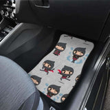 Cute Ninja Pattern Front And Back Car Mats 153908 - YourCarButBetter