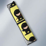 Cute Ninja Yellow Background Car Auto Sun Shades 102507 - YourCarButBetter