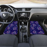 Cute Owls Pattern Boho Style Ornament Front And Back Car Mats 201216 - YourCarButBetter