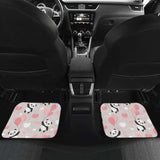 Cute Panda Ballon Heart Pattern Front And Back Car Mats 091706 - YourCarButBetter