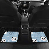 Cute Panda Pattern Front And Back Car Mats 091706 - YourCarButBetter