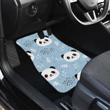 Cute Panda Pattern Front And Back Car Mats 091706 - YourCarButBetter