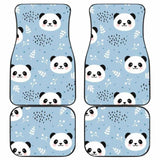 Cute Panda Pattern Front And Back Car Mats 091706 - YourCarButBetter