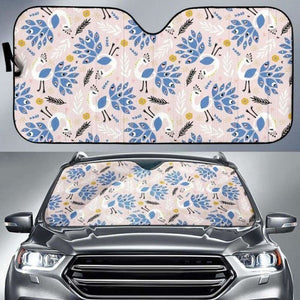 Cute Peacock Pattern Car Auto Sun Shades 085424 - YourCarButBetter