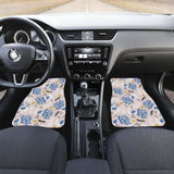 Cute Peacock Pattern Front And Back Car Mats 181703 - YourCarButBetter