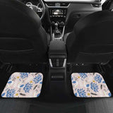 Cute Peacock Pattern Front And Back Car Mats 181703 - YourCarButBetter