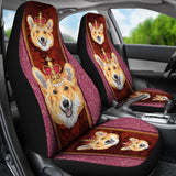 Cute Pembroke Welsh Corgi Dog Print Car Seat Covers 211205 - YourCarButBetter