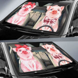 Cute Pig Driving Auto Sun Shades 102507 - YourCarButBetter