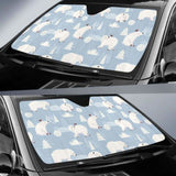 Cute Polar Bears Christmas Decoration Pattern Car Auto Sun Shades 102507 - YourCarButBetter