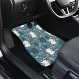 Cute Rabbit Pattern Front And Back Car Mats 181703 - YourCarButBetter