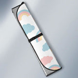 Cute Rainbow Clound Pattern Car Auto Sun Shades 460402 - YourCarButBetter