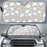 Cute Rainbow Clound Star Pattern Car Auto Sun Shades 550317 - YourCarButBetter