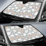 Cute Rainbow Clound Star Pattern Car Auto Sun Shades 550317 - YourCarButBetter