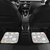 Cute Rainbow Clound Star Pattern Front And Back Car Mats 174914 - YourCarButBetter