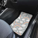 Cute Rainbow Clound Star Pattern Front And Back Car Mats 174914 - YourCarButBetter