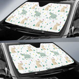 Cute Rhino Pattern Car Auto Sun Shades 460402 - YourCarButBetter