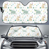 Cute Rhino Pattern Car Auto Sun Shades 460402 - YourCarButBetter