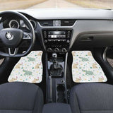 Cute Rhino Pattern Front And Back Car Mats 163730 - YourCarButBetter