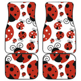 Cute Set of Ladybug Car Floor Mats 211606 - YourCarButBetter