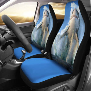 Cute Shark Car Seat Covers 102802 - YourCarButBetter