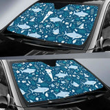 Cute Shark Pattern Car Auto Sun Shades 085424 - YourCarButBetter