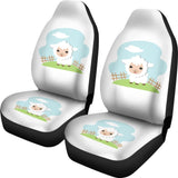 Cute Sheep For Sheep And Farm Lovers Car Seat Covers 212101 - YourCarButBetter