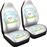 Cute Sheep For Sheep And Farm Lovers Car Seat Covers 212101 - YourCarButBetter