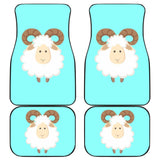 Cute Sheep In Happy Day Car Floor Mats 212101 - YourCarButBetter