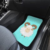 Cute Sheep In Happy Day Car Floor Mats 212101 - YourCarButBetter