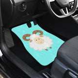 Cute Sheep In Happy Day Car Floor Mats 212101 - YourCarButBetter