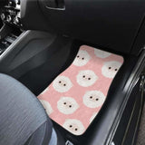 Cute Sheep Pattern Front And Back Car Mats 194013 - YourCarButBetter