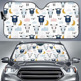 Cute Sleeping Sheep Moon Cloud Pattern Car Auto Sun Shades 172609 - YourCarButBetter