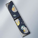 Cute Sloth Astronaut Star Planet Rocket Pattern Car Auto Sun Shades 172609 - YourCarButBetter