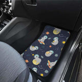 Cute Sloth Astronaut Star Planet Rocket Pattern Front And Back Car Mats 144902 - YourCarButBetter