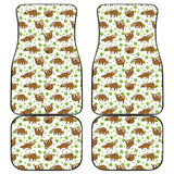 Cute Sloths For Lazy Day Moment Time Car Floor Mats 211001 - YourCarButBetter