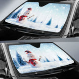 Cute Snowman Noel Sun Shade amazing best gift ideas 172609 - YourCarButBetter